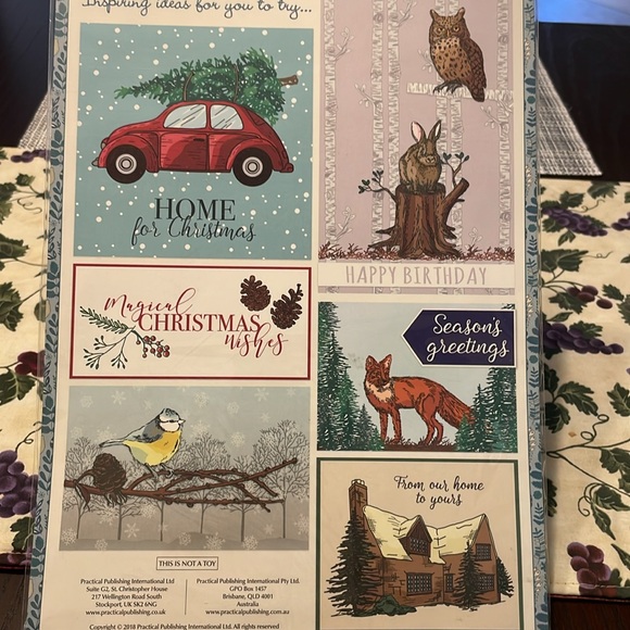 Winter wonderland acrylic stamp set. - Picture 3 of 3